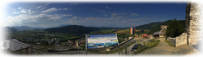 Burgruine Griffen Panorama